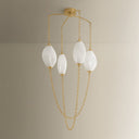 Vintage Brass Positano Chandelier 29.75" by Corbett Lighting