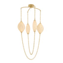 Vintage Brass Positano Chandelier 29.75" by Corbett Lighting, view 2