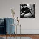 Midnight Smoke - Framed Acrylic Art