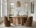 Masuda - Modern Natural Ash Round Dining Table