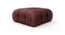 Orin Velvet Performance Fabric Upholstered Ottoman - Rose
