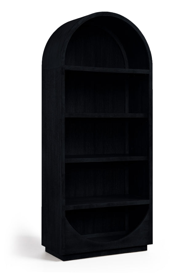 Hearth Solid Wood Bookcase - Black