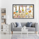 Champagne Morning Bloom | Hand Embellished & Sculptural Gold Leaf Art by Oliver Gal, view 5