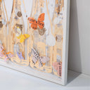 Champagne Morning Bloom | Hand Embellished & Sculptural Gold Leaf Art