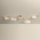 Vintage Gold Leaf Kune Close-To-Ceiling 22.25" by Corbett Lighting