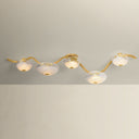Vintage Gold Leaf Kune Close-To-Ceiling 22.25" by Corbett Lighting, view 2