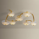 Vintage Gold Leaf Kune Close-To-Ceiling 49.75" by Corbett Lighting, view 2