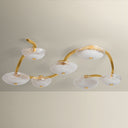 Vintage Gold Leaf Kune Close-To-Ceiling 68.75" by Corbett Lighting, view 3