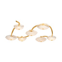Vintage Gold Leaf Kune Close-To-Ceiling 22.25" by Corbett Lighting, view 6