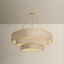 Vintage Gold Leaf Kiso Chandelier 51.5" by Corbett Lighting, view 2