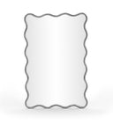 Foundry Iron Framed Mirror - Silver