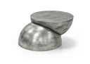 Boulder Iron Coffee Table - Silver