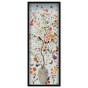 Blooming Coral and Blue| Layered 3 Dimensional Finishes by Oliver Gal