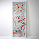 Blooming Coral and Blue 2 | Layered 3 Dimensional Finishes