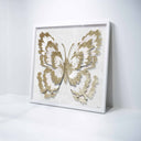 Butterfly Paper Sculpture Gold I | Hand Embellished & Sculptural Gold Leaf Art