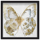 Butterfly Paper Sculpture Gold II | Hand Embellished & Sculptural Gold Leaf Art