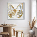 Butterfly Paper Sculpture Gold II | Hand Embellished & Sculptural Gold Leaf Art
