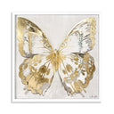 Butterfly Paper Sculpture Gold II | Hand Embellished & Sculptural Gold Leaf Art