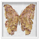 Butterfly Paper Sculpture Gold III | Hand Embellished & Sculptural Gold Leaf Art