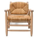 Woven Seagrass Lounge Armchair Elliott