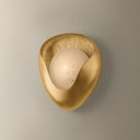 Vintage Gold Leaf Hina Wall Sconce 8.75" by Corbett Lighting