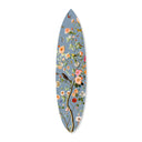 Blooming Dusty Blue Acrylic Surfboard by Oliver Gal