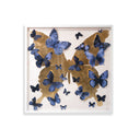 Butterfly Pins Prussian Bleu | Hand Embellished & Sculptural Gold Leaf Art by Oliver Gal, view 11