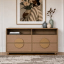 Sergio - Modern Natural Oak 4-Piece Bedroom Set