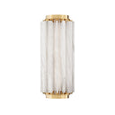 Aged Brass Hillside Wall Sconce 6" x 13.5" by Hudson Valley