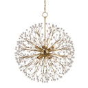 Aged Brass Dunkirk Chandelier 20" by Hudson Valley