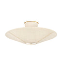 Gold Leaf Salisbury Mills Semi Flush 20.5" by Hudson Valley
