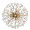 Aged Brass Dunkirk Chandelier 40" by Hudson Valley