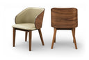 Glenwood Vegan Leather Upholstered Dining Chair - Khaki