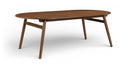 Leesa 86.75" Solid Wood And Walnut Veneer Dining Table - Brown