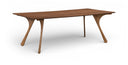Glenwood 86.75" Solid Wood And Walnut Veneer Dining Table - Brown