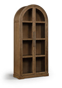 Corva Solid Wood Storage Cabinet - Brown