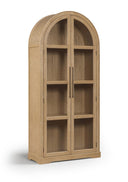 Corva Solid Wood Storage Cabinet - Natural