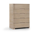 Caswell Oak Veneer And Solid Wood Chest - Natural