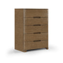 Caswell Oak Veneer And Solid Wood Chest - Brown