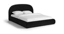 Celine Velvet Upholstered Bed - Black