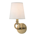 Aged Brass Malibu Wall Sconce 6.5" by Hudson Valley