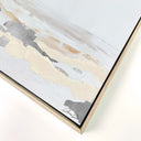 Interstellar Sands I - With Impasto and Silver Leaf