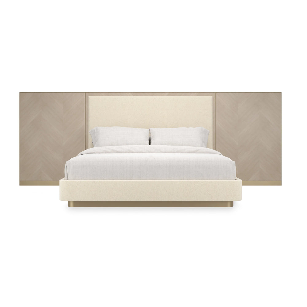 Anthology King Bed W/Wings by Caracole