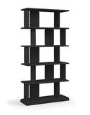 Nexa Solid Wood Bookcase / Shelving - Black