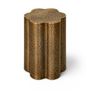 Lotus Iron End Table - Brass