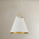 Aged Brass Burnbay Pendant 18.25" by Hudson Valley, view 3