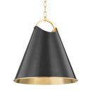 Aged Brass and Old Bronze Burnbay Pendant 18.25" by Hudson Valley
