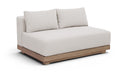 Solace 55" Olefin Performance Fabric Outdoor Patio Loveseat - Cream