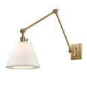 Aged Brass Hillsdale Wall Sconce 10" x 12.75" (6234-AGB) by Hudson Valley