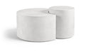 Imperia Concrete Indoor/Outdoor Modular Coffee Table - White